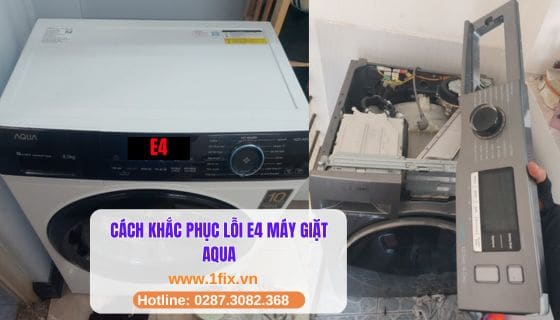 Công ty TNHH TM&DV Sửa Chữa Nhanh 25 lỗi e4 máy giặt aqua