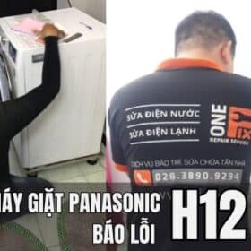 máy giặt panasonic báo lỗi h12