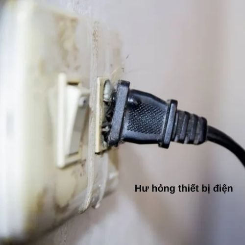 Move điện là gì? Nguyên nhân, cách phòng tránh cháy nổ do điện 4 move điện do hư hỏng thiết bị điện