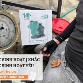 áp suất nước sinh hoạt