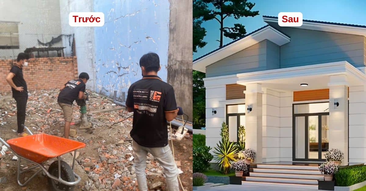 chi phí sửa nhà cấp 4 80m2
