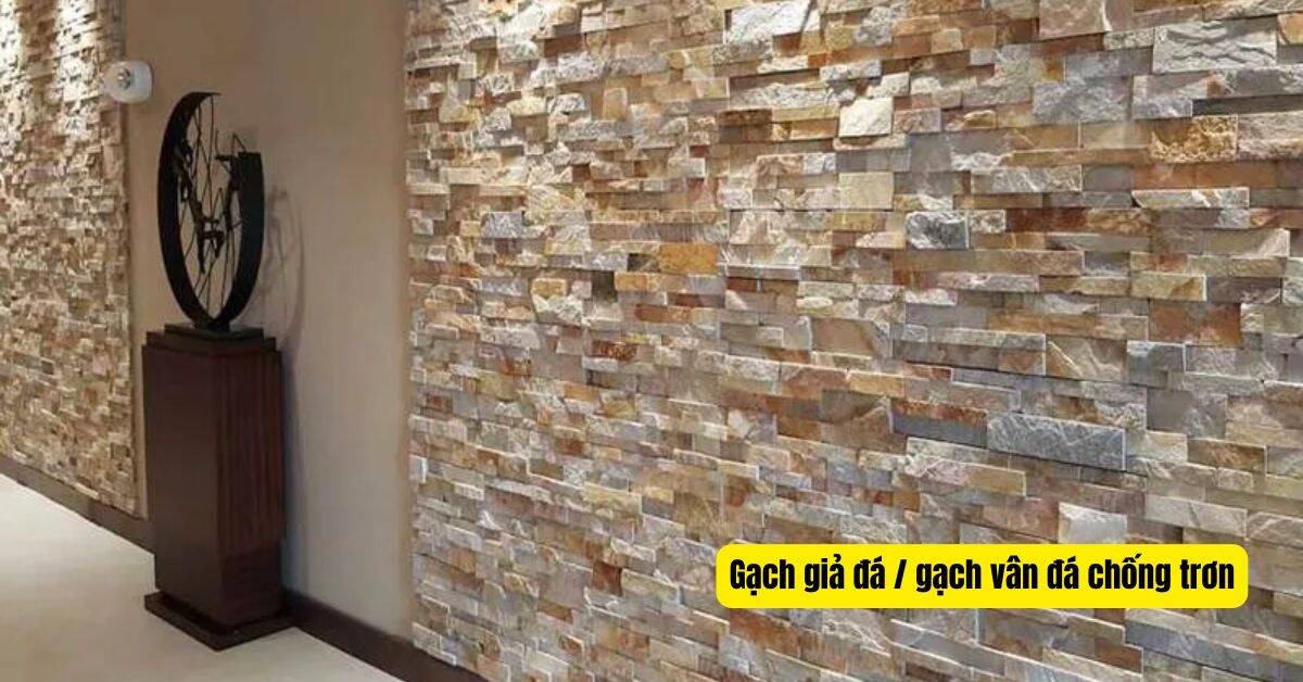 gạch giả đá gạch vân đá chống trơn