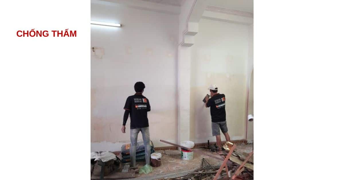 hạng mục chống thấm tường trần nền