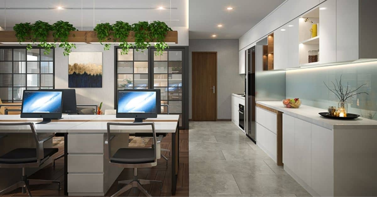 mẫu cải tạo nhà ở thành văn phòng