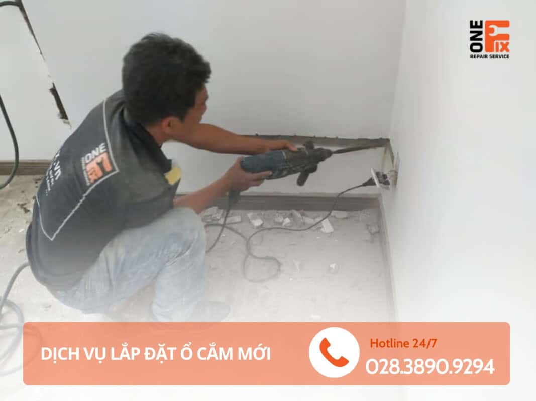 Lắp ổ cắm điện âm tường tại nhà - Cách thay ổ cắm điện âm tường 22 lap o dien 4