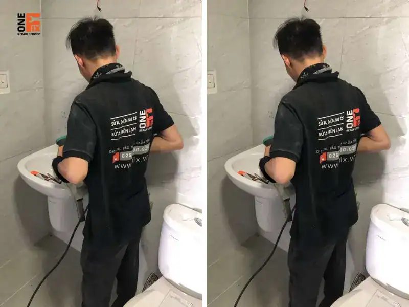 Dịch Vụ Lắp Đặt Bồn Rửa Mặt – Thay Bồn Rửa Mặt – lắp lavabo 5 Đấu điện và kiểm tra an toàn