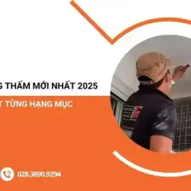Đơn Giá Chống Thấm Mới Nhất 2025 – Báo Giá Chi Tiết Từng Hạng Mục