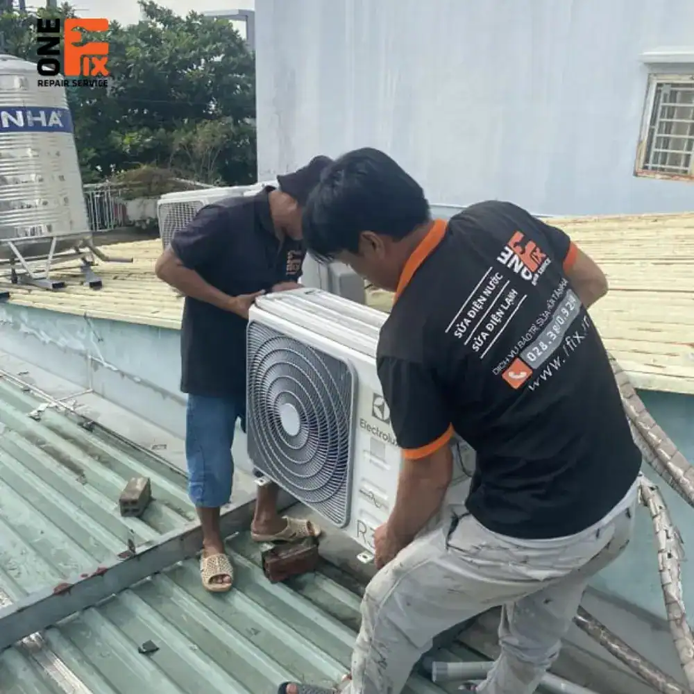 Lắp đặt d&agrave;n n&oacute;ng ngo&agrave;i trời