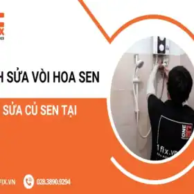 Cách sửa vòi hoa sen – Cách sửa củ sen tại nhà