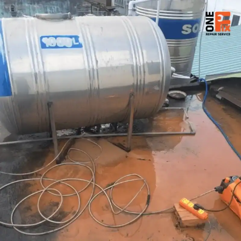 Vệ sinh bồn chứa nước để chất lượng nước được đảm bảo hơn
