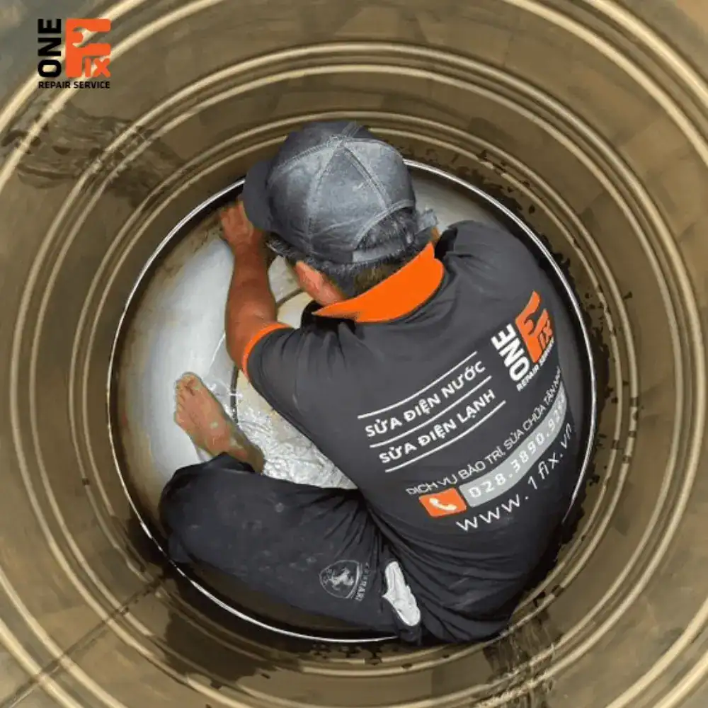 Vệ sinh bồn nước 2000l