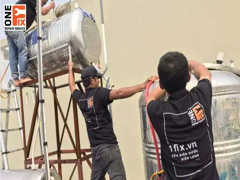 1FIX tiếp nhận vệ sinh, sửa chữa bể nước ngầm, bồn nhựa, bồn inox,... với dịch vụ chuy&ecirc;n nghiệp, tận t&acirc;m