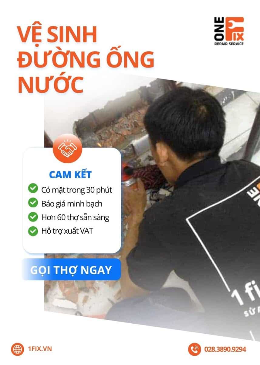 vệ sinh đường ống nước