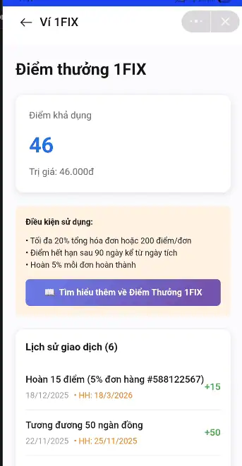 Chuc nang diem thuong