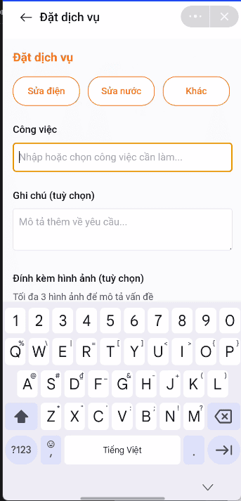 Dat linh sua chua tren mini app