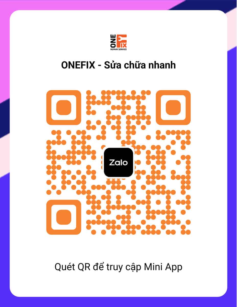 Hình ảnh Zalo mini app của ONE FIX